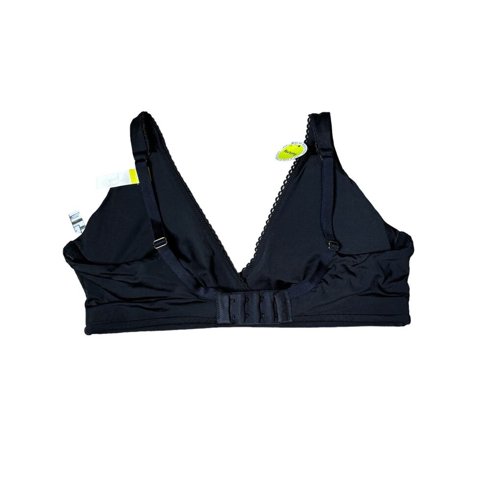 Pip & Vine By Rosie Pope Sleep Maternity Nursing Bra Black Sz S Removable Pads - Picture 3 of 6
